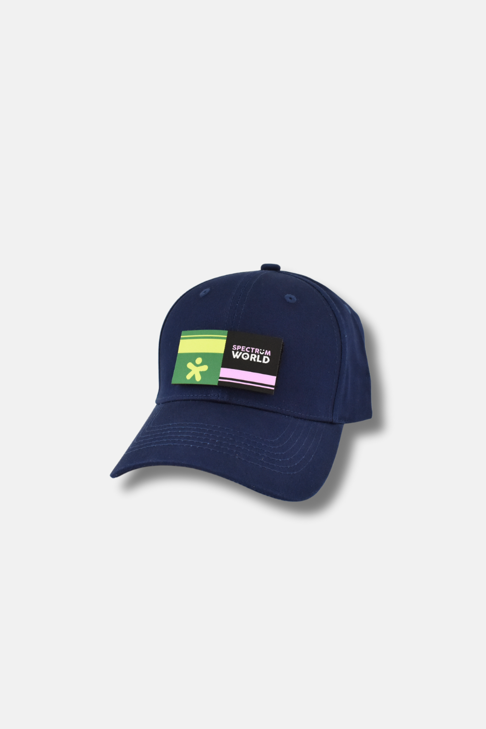 Gorra de béisbol con parche extraíble