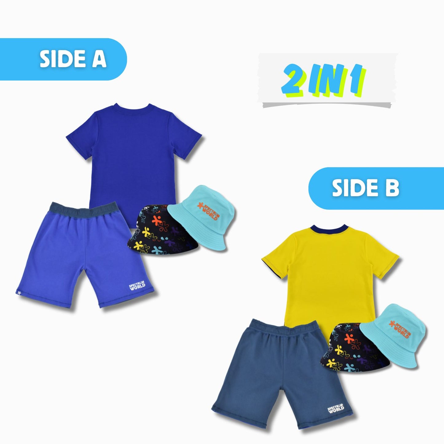 Reversible Summer Set – Sensory-Friendly & Tagless